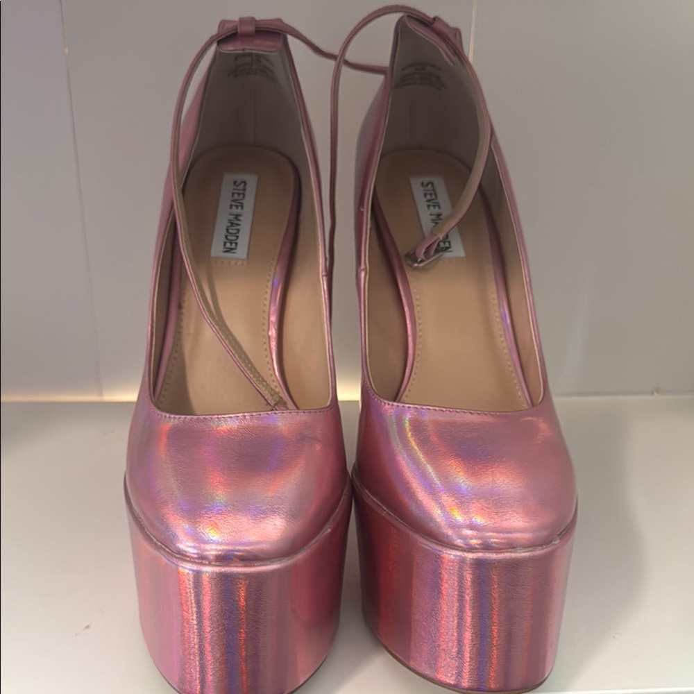 Steve Madden Pink Platform Heels